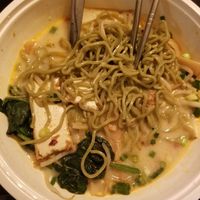 Spicy creamy vegan ramen at Tanaka Ramen in Bolingbrook
