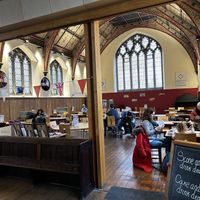 2pm on a winter Saturday  at Cafe 16 in Newcastle Upon Tyne