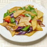 Tres delicias vegetales (vegano)  at Restaurante Cielo Dragón in Zaragoza