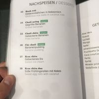 Menu  at Magic Stixx in Vienna