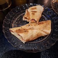 Grilled haloumi roll at Aywa in Ghent