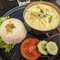Green curry at Bo'bon in Paris