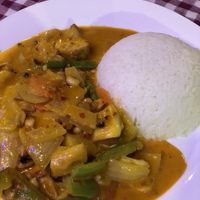 Pineapple curry  at Lemongrass Bistro in Kampot