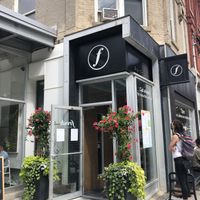 Outside at Fresh on Crawford in Toronto