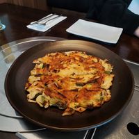 Yatsche bindeddeok (mungbean Pancake) at Han-Mi in Hamburg