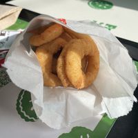 Onion rings  at Burger King  in Lisbon
