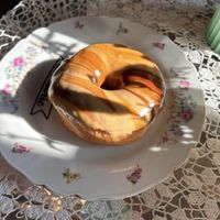 Salted Caramel Donut  at Donuterie in Prague