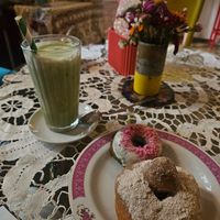 Cinnamon donut 😍 at Donuterie in Prague