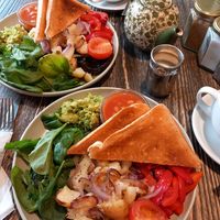 Vegan breakfast at Archies in Louth