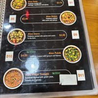 Menu  at MODIJI'S in Siem Reap