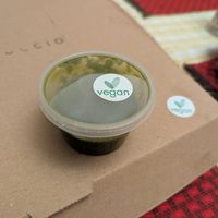 Vegan pesto at Cantuccio in Tunbridge Wells