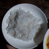Huge rice portion at The Best One Restaurant in Konglor