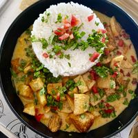 Pumpkin curry  at The Community Kitchen in Panama City