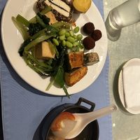 Amazing food, tofu   at Cha Lounge in Taipei