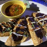 Quesabirrias .. one plate is 5 of them but my boyfriend couldn’t resist   at El Comal Chilango in Santiago