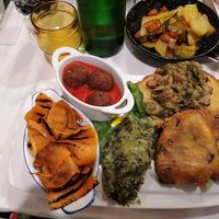 Antipasto vegano della casa at All'Antica Tavola in Pontecagnano