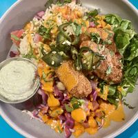 Burrito bowl  at Club Mexicana - Spitalfields in East London