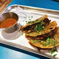 Birria Tacos, deliciously messy. at Club Mexicana - Spitalfields in East London