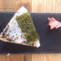 Onigiri with avocado 🥑 at TepozRamen in Tepoztlan