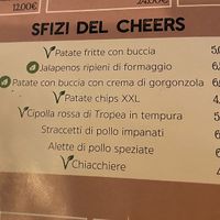 Menu con simboli Veg  at Cheers Birreria Gourmet in Turin