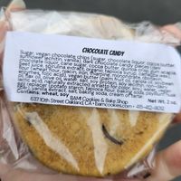 Ingredients at BAM! Cookies & Bake Shop in Fremont