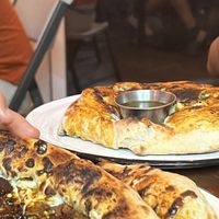 Calzone especial del chef delii  at Pizzeria Distrito Vegano in Merida