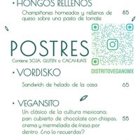 Desserts at Pizzeria Distrito Vegano in Merida