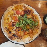 La Gio pizza at Pizzeria Distrito Vegano in Merida