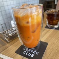 Thai Iced tea with soy milk (very sweet)  at The Coffee Club - Beach Point Phuket in Phuket
