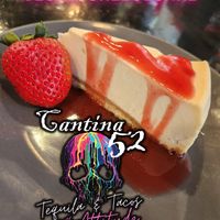 Vegan Cheesecake!!!  at Cantina 52 in Crystal Lake