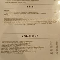 Vegan Menu March 2024 pg2 at Prego Restaurant in Auckland