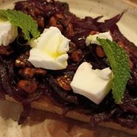 Bruschetta at Prego Restaurant in Auckland