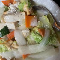 Tofu hot salad   at Bambù Restaurant in Naples