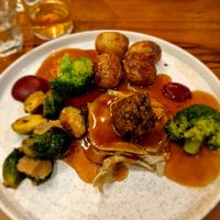 Plant based Xmas Dinner. at Iris in Wakefield