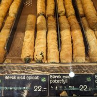 Vegan børek at Backstube Tromsoe in Tromsoe