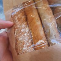 Boreks and epledrøm at Backstube Tromsoe in Tromsoe