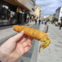 Potato burek at Backstube Tromsoe in Tromsoe