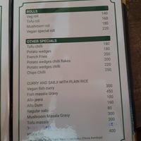 Menu at The White Lotus Cafe - Gairidhara in Kathmandu