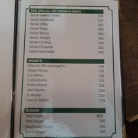 Menu at The White Lotus Cafe - Gairidhara in Kathmandu