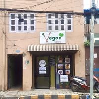 Front door  at The White Lotus Cafe - Gairidhara in Kathmandu