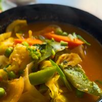 Jhol momos #Veganuary at The White Lotus Cafe - Gairidhara in Kathmandu