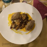 Cavolfiore crema di zucca e querelle di castagna   at La Società dei Carbonari in Turin