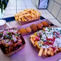 Fastfood dinner at Tastebuds in Antwerpen