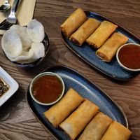 Zelfs de kroepoek waren vegan. Op basis van tapioca. at Ammy's Thai Cuisine in Aalst