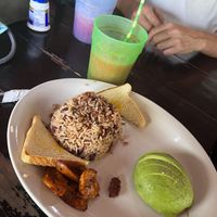 Gallo pinto vegano 🌱 🥑  at Soda Pura Vida in Santa Teresa