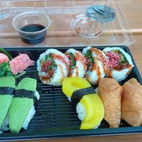 Bug vegetarisk sushi rolls at Sushi Spot in Stockholm