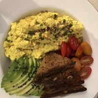 Avocado tofu   at Casa Nueza in Buenos Aires