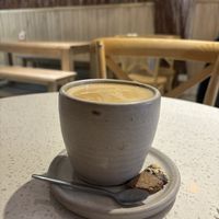Latte w coconut milk  at Casa Nueza in Buenos Aires
