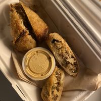 Boudin egg rolls  at La Setima Club in Tampa