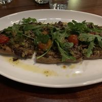 Vegan garden flatbread   at Main Deck in Penn Yan